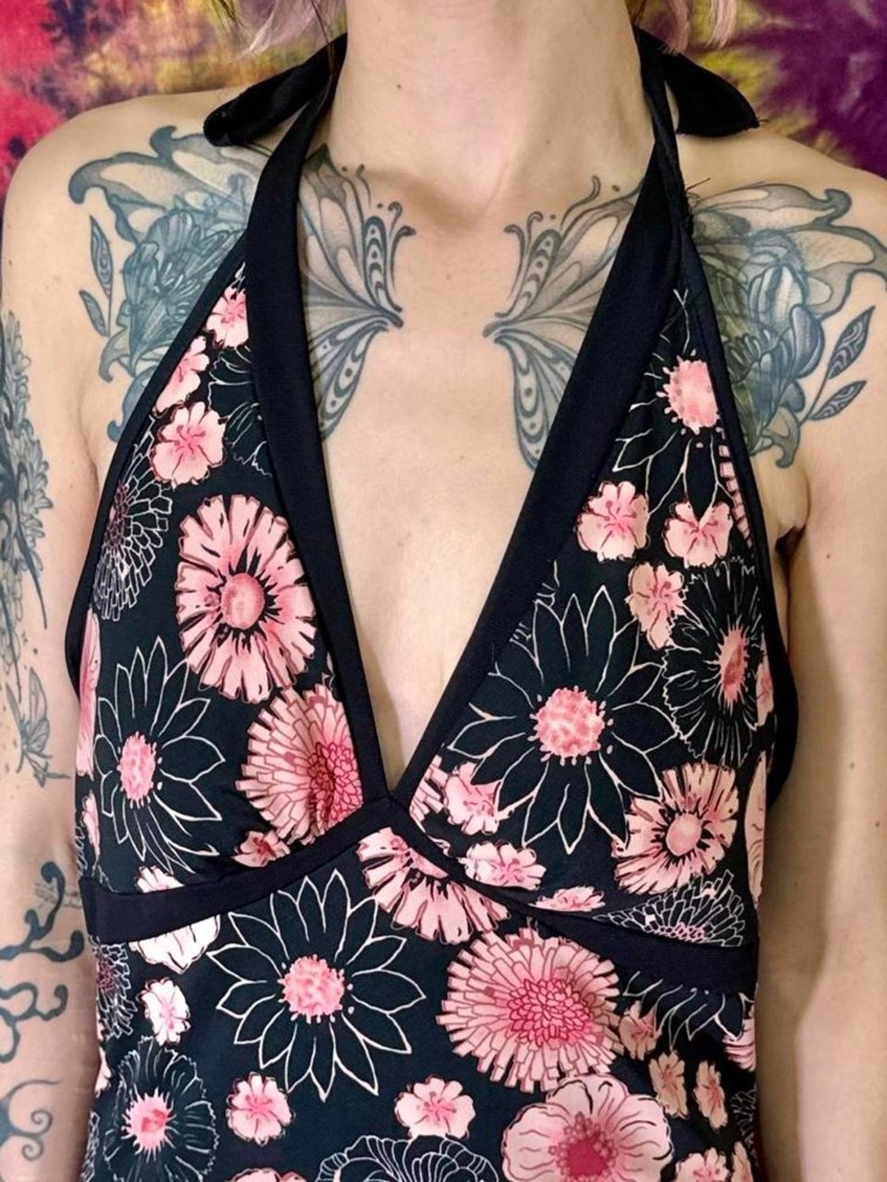 vintage halter dress - Picture 3 of 4